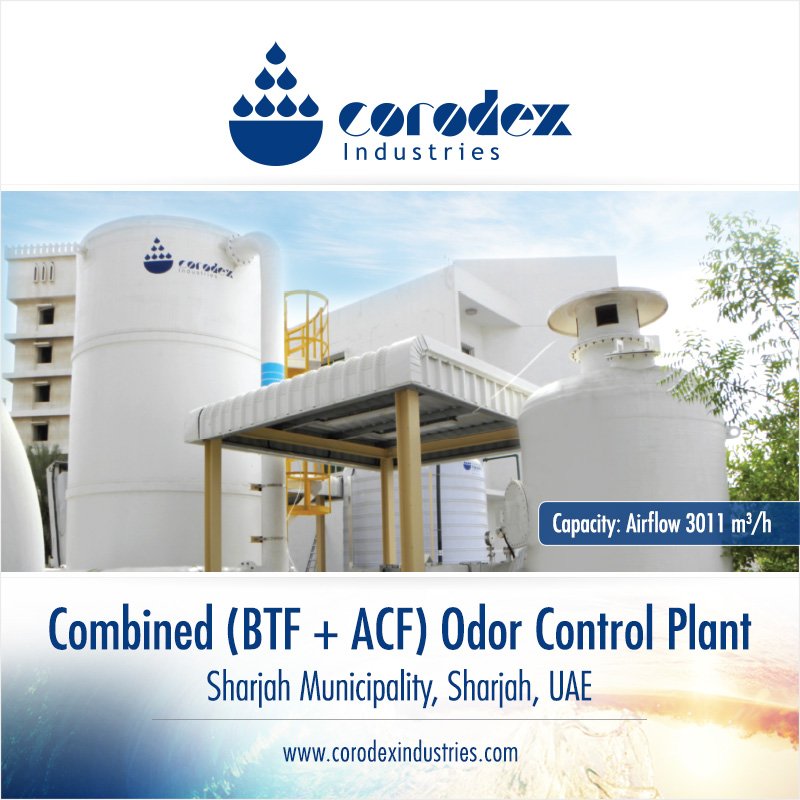 corodex_ind's tweet photo. Combined (BTF + ACF) Odor Control Plant - Sharjah Municipality, Sharjah, UAE
#CCG #SaveWater #OdorControlSystem #environmentallyFriendly #waterpurification #wastewater #WaterTreatment https://t.co/gHWqL2NNG7