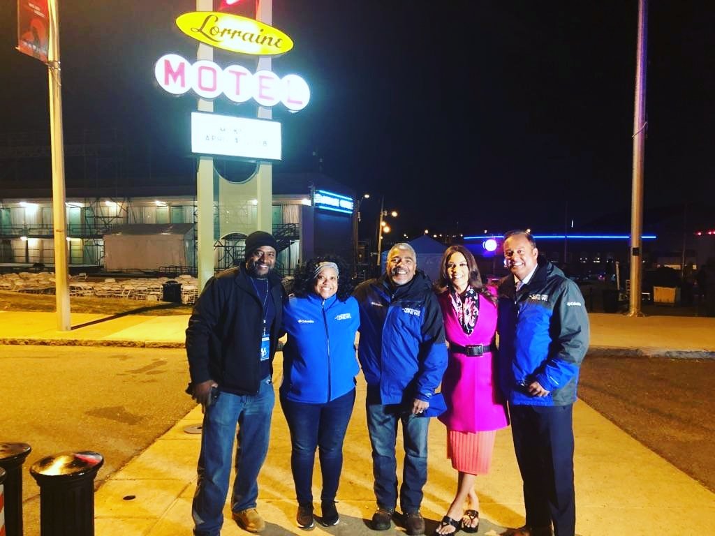 BurtonABC7's tweet image. What an #ExtraordinaryExperience #MLK50 @MLK50 in #Memphis w  phenomenal crew @drob444 @RissaIsang @baichwalabc7 @rodneycorrell @abc7chicago