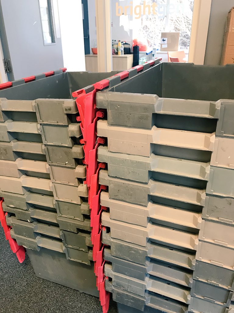 BrightGen's tweet photo. An office full of crates... you know what this means! @BrightGen has outgrown our #London office (again) so we’re on the move over the next few days. Wish us luck! #wearehiring https://t.co/D652kkFjLO