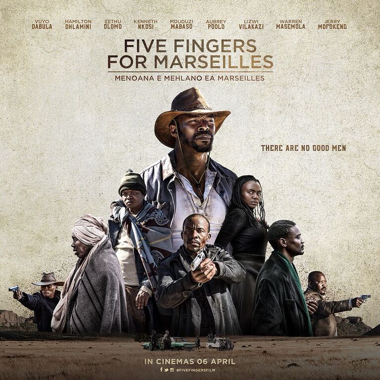 <a href="/fivefingersfilm/">Five Fingers For Marseilles</a> a rousing, heroic, original South African Western that is “A Gripping Work of Art". In Cinemas 06 April. 
Click on link to get tickets: ow.ly/nxIU30j9C0O 
#FiveFingersFilm #ThereAreNoGoodMen