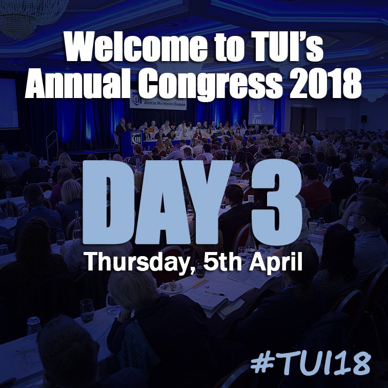 TUIunion's tweet photo. #TUI18 #EqualPayForEqualWork https://t.co/ISpSuoEoz3
