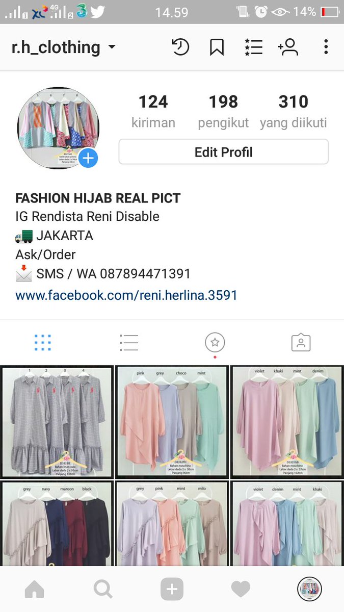 renyrendista's tweet photo. Yang punya INSTAGRAM bisa follow olshop saya di r.h_clothing ya , barangkali berminat sama model2 bajunya, Terimakasiiihhh 😊😊 https://t.co/uVnamkYOSa