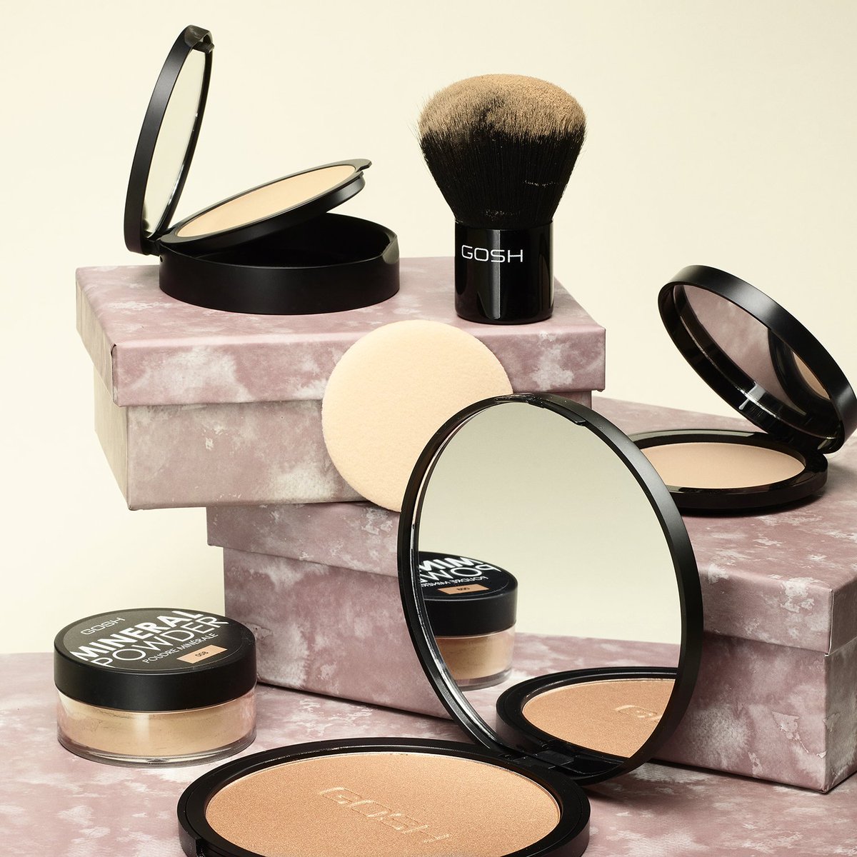 GoshPakistan's tweet photo. Like what you see? 

Get the whole collection for that airbrushed finish to your makeup: Creamy Compact, Giant Sun Powder, Mineral Powder + BB Powder

#GoshCopenhagen #GoshPakistan #GoshCosmetics https://t.co/Y39vp8o0To