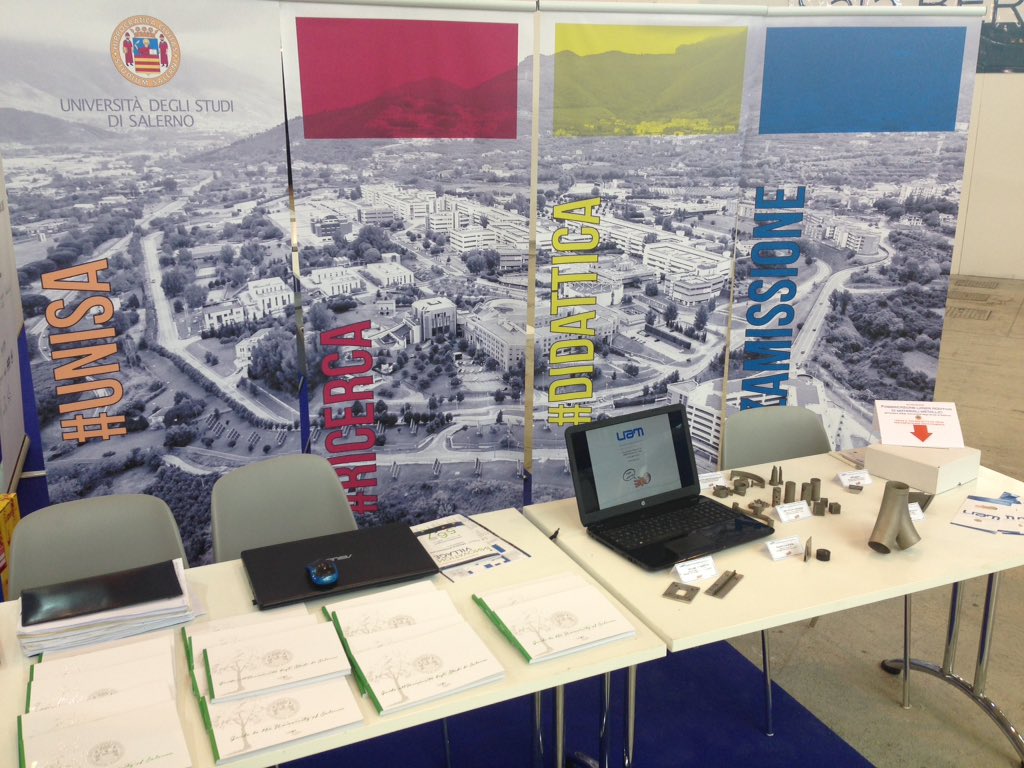 LIAM_spinoff's tweet photo. Oggi e domani siamo a #IV2018 innovation village @mostraoltremare con lo sportello di trasferimento tecnologico di @UniSalerno. Padiglione 5, stand 11 https://t.co/iC1ajJHyUV