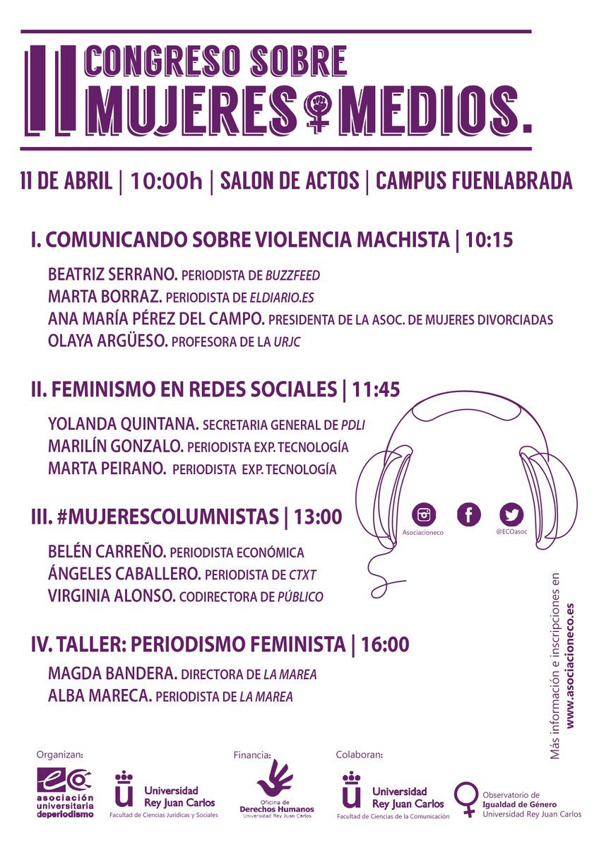 ECOasoc's tweet photo. VUELVE #MujeresyMediosECO CON SU SEGUNDA EDICIÓN 

Quien dijo que segundas partes nunca fueron buenas... es porque no ha visto este cartel: 
📅 11 DE ABRIL, Fuenlabrada
Apúntate en https://t.co/a94RtSL9YD https://t.co/NE7EEbmsuh