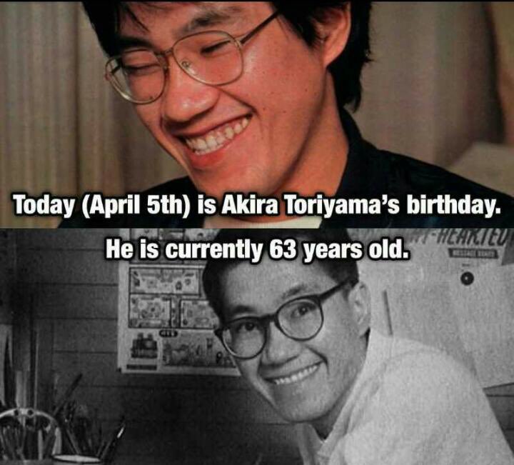 Happy birthday Akira Toriyama 