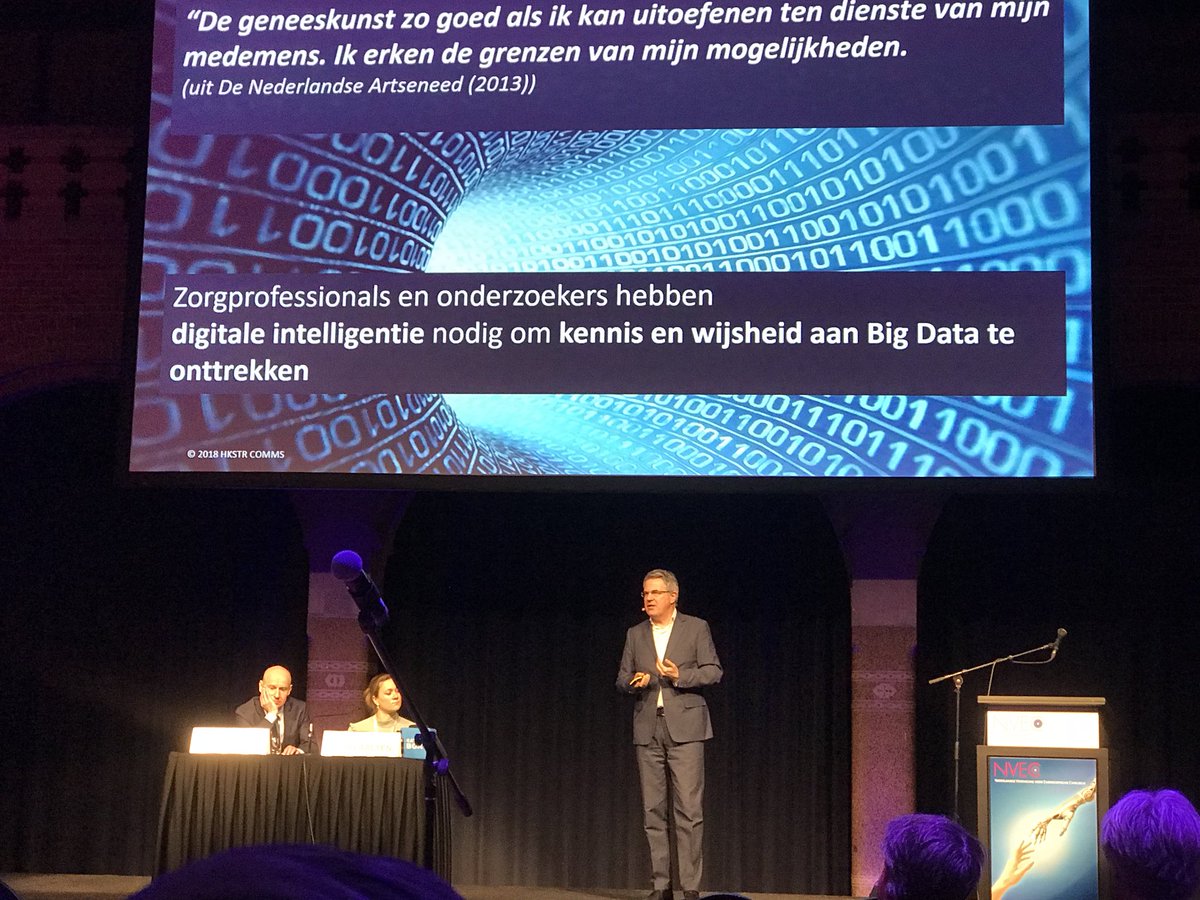 Interesting talk by @nicky56 on #IBMWatson at the NVEC, future of medicine