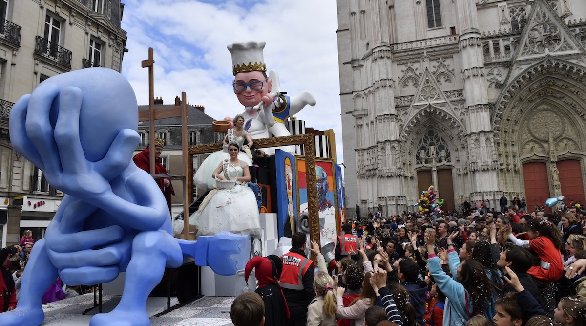 nantesfr's tweet photo. Les 8, 11 et 14 avril, les rues de Nantes seront rythmées par le #Carnaval de Nantes !
Plein d’animations sont prévues sur le thème de la science-fiction et du fantastique 👽👺
Plus d'infos : https://t.co/bLo6NVQXRE  #Nantes https://t.co/RpswbwGPX2