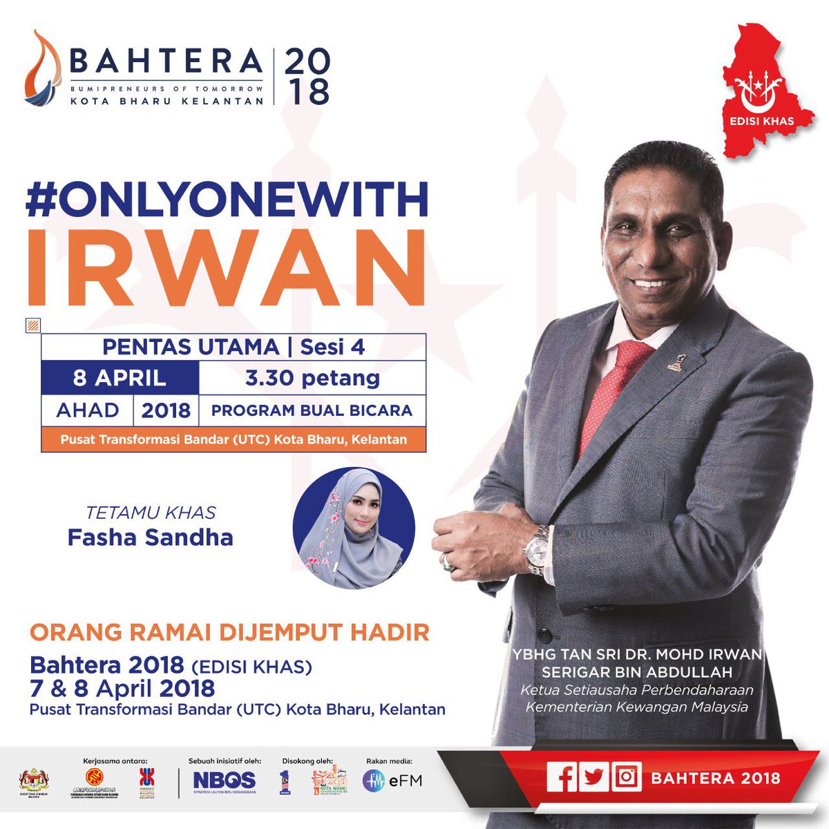 bahtera2018's tweet photo. Pendaftaran untuk program pentas utama masih dibuka. Bagi usahawan dan bakal usahawan yang belum mendaftar, dapatkan tempat anda sekarang juga. Sertai kami hujung minggu ini di UTC, Kota Bahru Kelantan!
.
Daftar di sini: https://t.co/paVgGJAcgN
.
#bahtera2018 #bahterakelantan https://t.co/V9zEf5PaNi