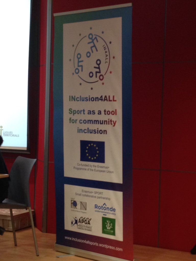 MontseAulinas's tweet photo. Debate on #inclusion #sports of project #IN4ALL is ongoing! @EuSport #slovenia #catalonia #Belgium #Italy #goodpractices #approaches https://t.co/rMfqsw4Awa
