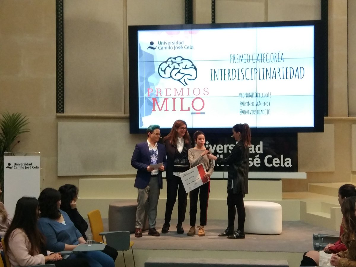 HeyMediaAgency's tweet photo. ¡Felicidades✨ a todos los ganadores de los #PremiosMilo18 🏆🎉 ! #cortometraje, #internacionalidad, #interdisciplinariedad e #Innovación https://t.co/8opOu7Qlbg