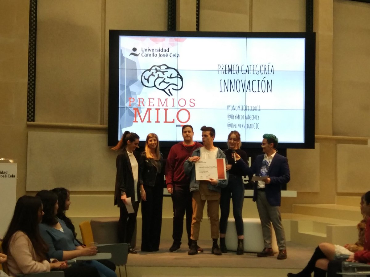 HeyMediaAgency's tweet photo. ¡Felicidades✨ a todos los ganadores de los #PremiosMilo18 🏆🎉 ! #cortometraje, #internacionalidad, #interdisciplinariedad e #Innovación https://t.co/8opOu7Qlbg