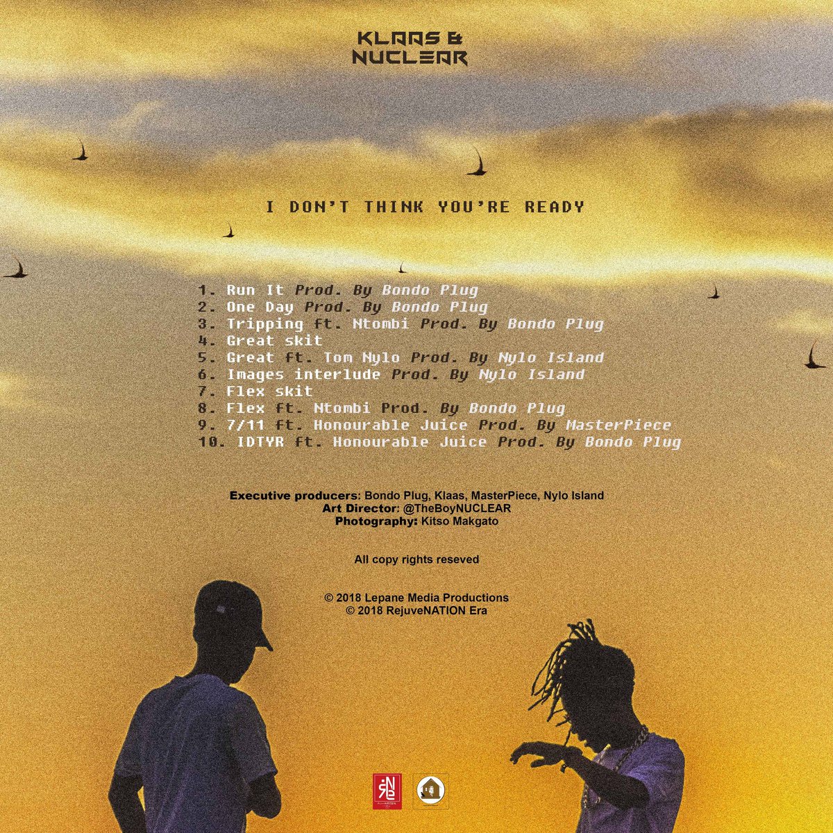 TebogoSekhu's tweet photo. @Lepane_Sound I am really feeling this #IDTYR EP. @The1stKlaas @TheBoyNUCLEAR you guys did such a great job! https://t.co/GhNzAAUCGu