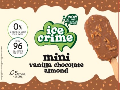 Dit is het heerlijke #nieuwe #ijsje van ICE CRIME !  Geen toegevoegde suikers, only96kcal . Het ijsje voor iedereen. #foodservice #intro  meer info? m.devisser@futureicecream.nl