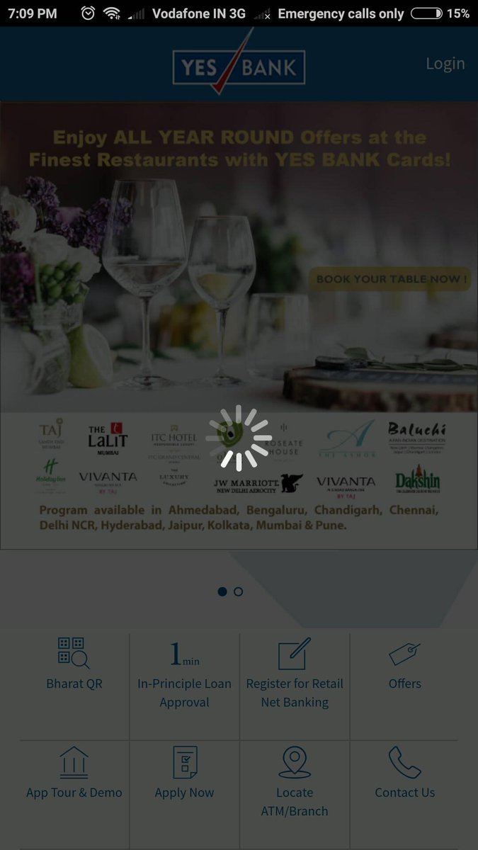 Chetanzehan's tweet image. @YESBANK Find below the SS. This is the issue I get everytime i open the #APP. And there is nothing like Internet issue as i am using 4g and Everything else is working good ! Request you to please look after this @YESBANK  #POORAPP