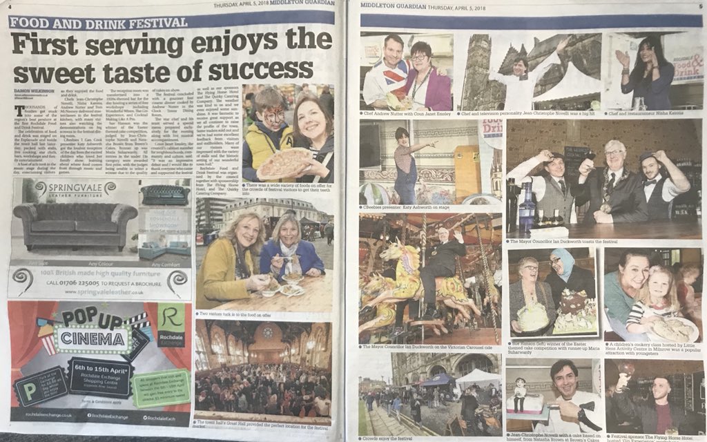 LabourRochdale's tweet photo. Another excellent food and drink festival served up by your local Labour council https://t.co/YgVmUWvNo4