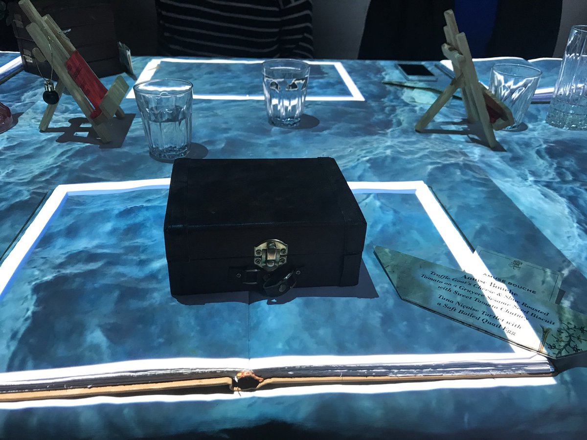 Had the best time at <a href="/lepetitchefuk/">Dinner Time Story</a> last night. Our projection mapped mini chef took us all over the world with 5 delicious courses. Check it out - the concept is at select restaurants across the world bit.ly/2q8ZGmv