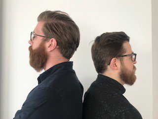 purplexmack's tweet image. The @PurplexUK beard off is currently under way. @PurplexJames &amp;amp; @LucasPurplex are the competitors looking to claim the 'Best Beard' award and things are getting tense.

Winner announced at 4.30PM today.