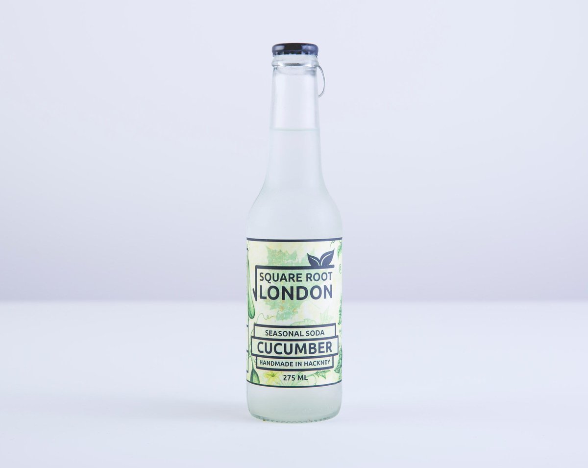 squarerootldn's tweet photo. Cucumber Soda is BACK, sippers, ready to quench the living heck out of you and yours. COME GET SOME for your thirsty gullet and, if you're into it, for your elegant gin times. #soda #smallbatchsoda #vegan #mindfuldrinking #lowcalorie #yum #shopindie https://t.co/0EpghAoqk4 https://t.co/HMeEjJIfup