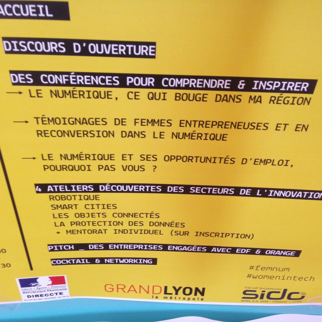 BuildeusesLyon's tweet photo. [Forum Femmes &amp; Numerique] 
Prochaine table ronde : le numériques, pourquoi pas vous ? #témoignages

Témoignages de femmes entrepreneuses et en reconversion ds le numérique 

 @SocialBuilder #femnum #JFNum #womenintech #mixite #Lyon 💪🏼 https://t.co/XZXALVp3Kv