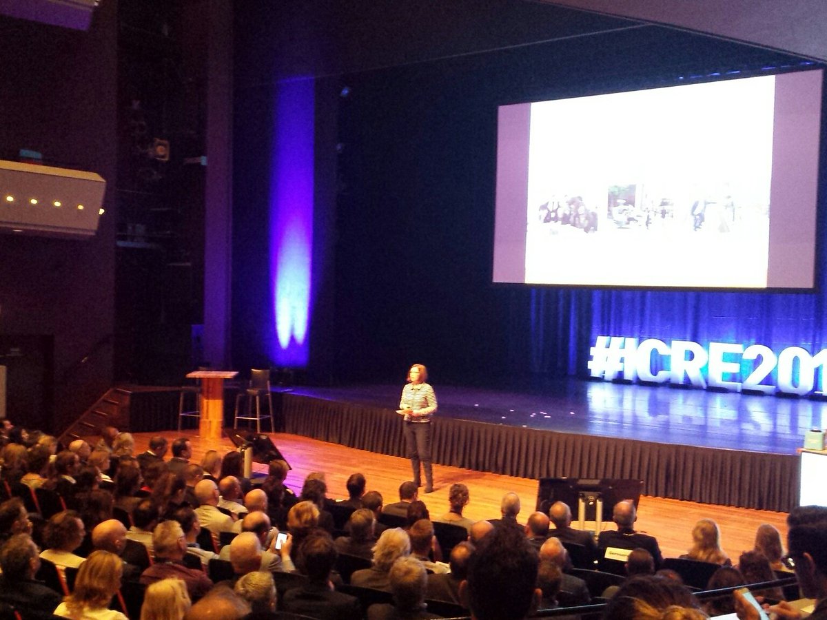 Simonedantonio's tweet photo. Retail can make cities more sustainable at economic and social level: today at @icre2018 to discuss global good practices #ICRE2018 https://t.co/bYpMLzW5yo