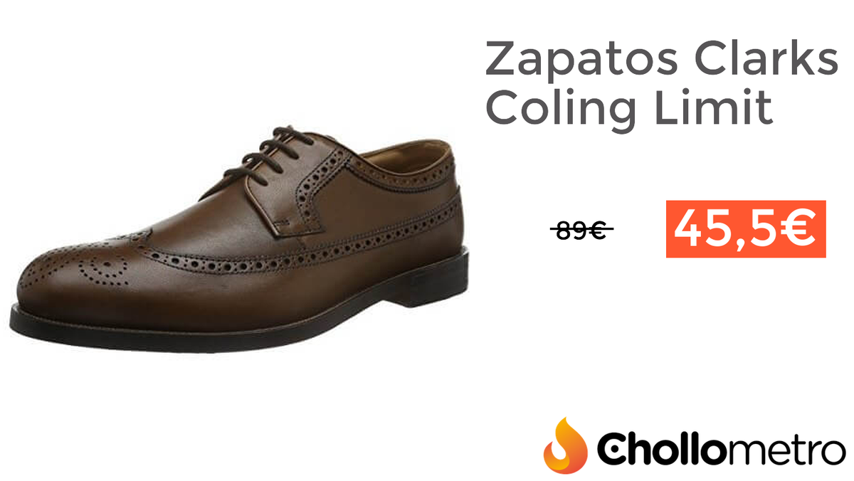 Chollometro on Twitter: "#CHOLLO Zapatos Clarks Coling Limit disponibles por 45,5€ ➡️ https://t.co/YFrjeo97H9 / Twitter