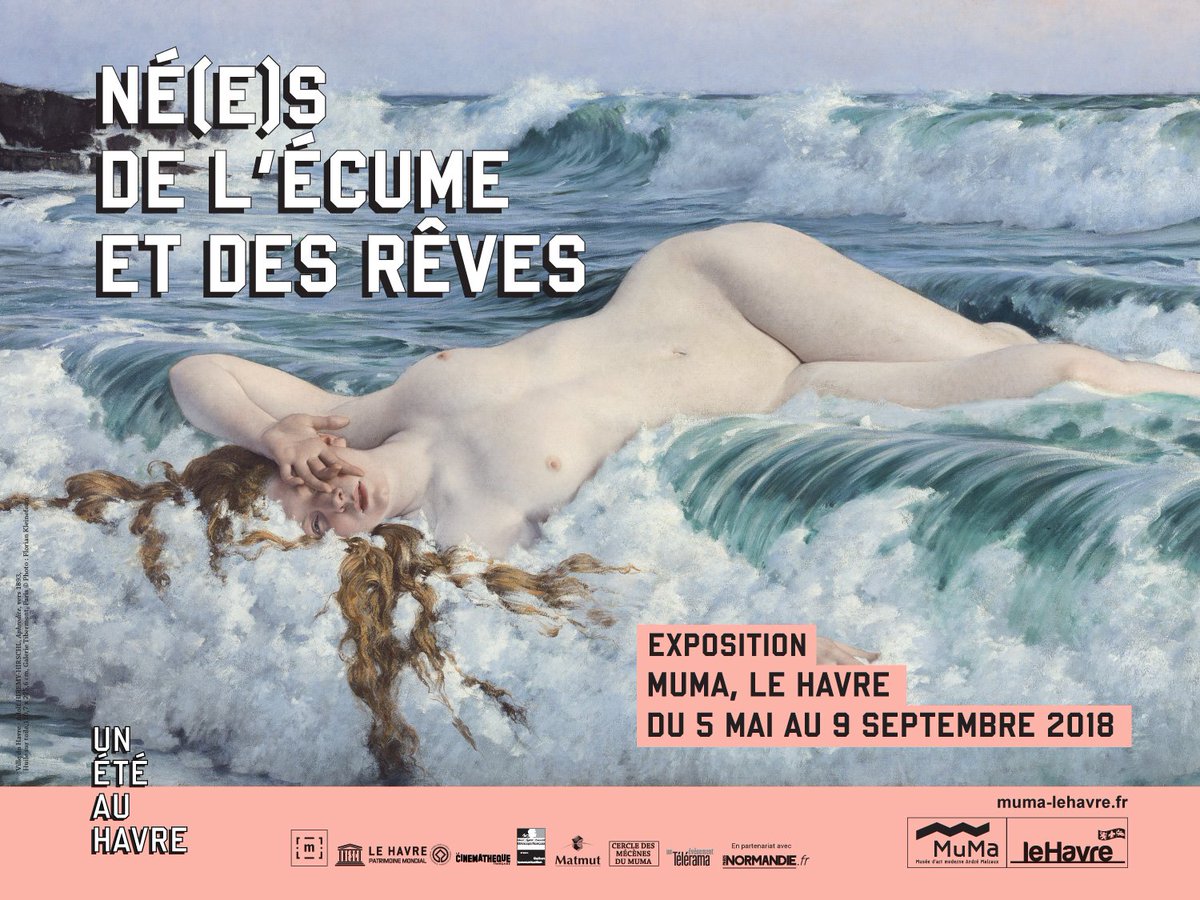 MuMa Le Havre (@mumalehavre) on Twitter photo #MuMaExpo💡: Ce matin, on vous présente l'affiche de l'exposition "Né(e)s de l’écume et des rêves. Les artistes et la mer du XIXe siècle à nos jours" qui débutera dans un mois ! A voir du 05 mai au 09 septembre 2018 au <a href="/MuMaLeHavre/">MuMa Le Havre</a> .
En savoir + : buff.ly/2Ge3cWA #MuMaExpo💡: Ce matin, on vous présente l'affiche de l'exposition "Né(e)s de l’écume et des rêves. Les artistes et la mer du XIXe siècle à nos jours" qui débutera dans un mois ! A voir du 05 mai au 09 septembre 2018 au <a href="/MuMaLeHavre/">MuMa Le Havre</a> .
En savoir + : buff.ly/2Ge3cWA