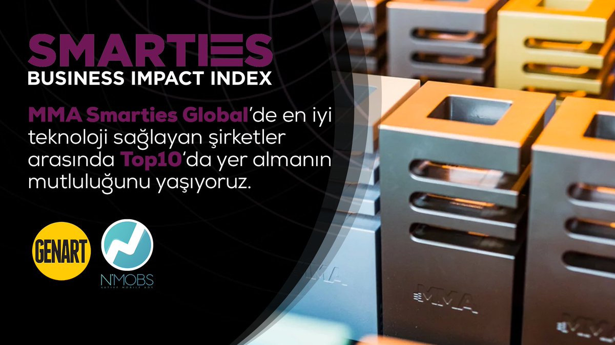 Nmobs MMA Smarties Global'de Technology Provider kategorisinde shortliste kaldı! #MMA