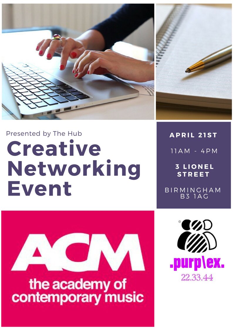 itsarelem's tweet photo. Creative Networking Event. Saturday 21st April. FREE entry and refreshments provided. #music #creativity #outlet https://t.co/ZnCBtCgKle