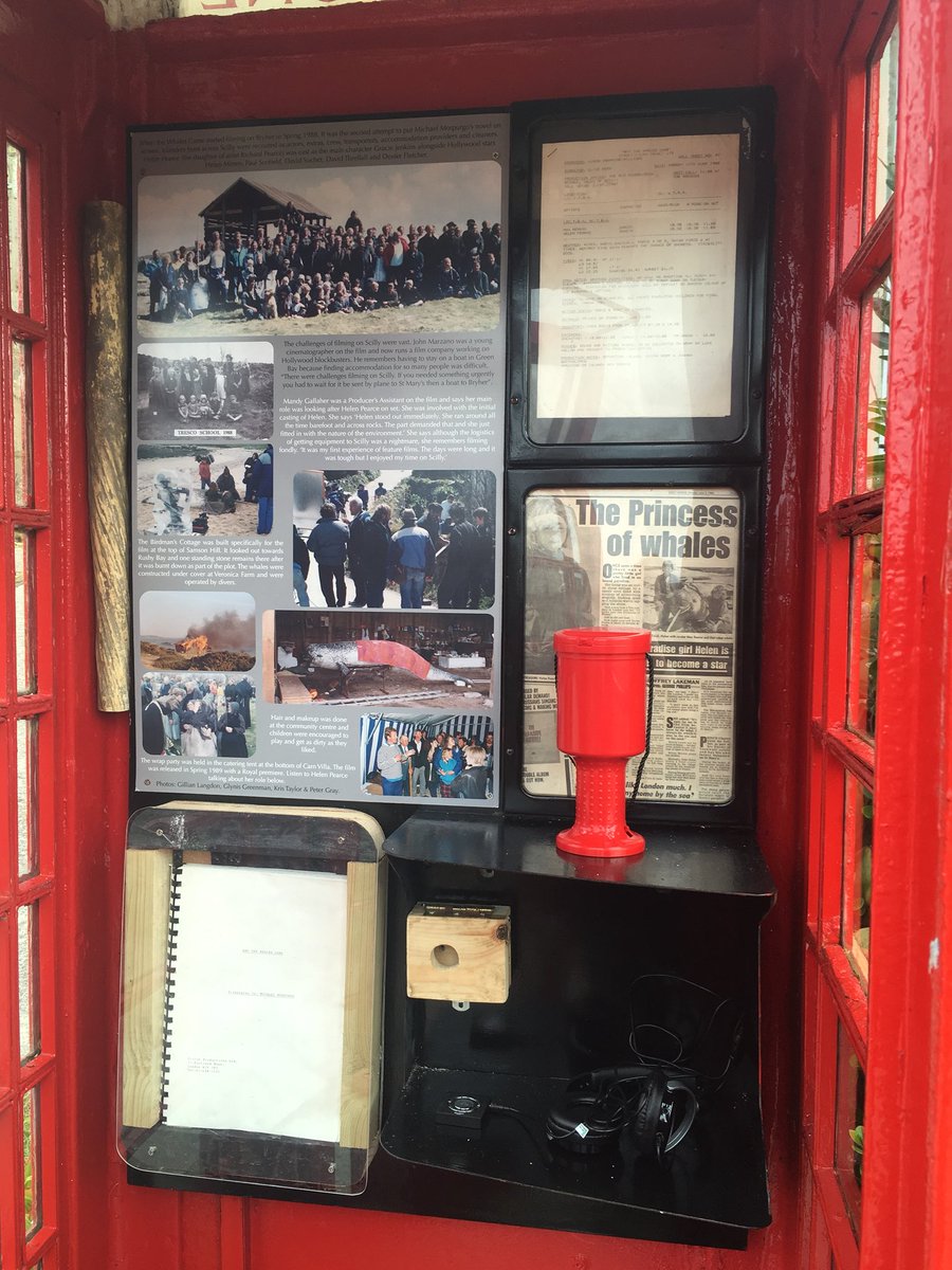 The phone box museum is open #exhibition #museum #scilly #bryher