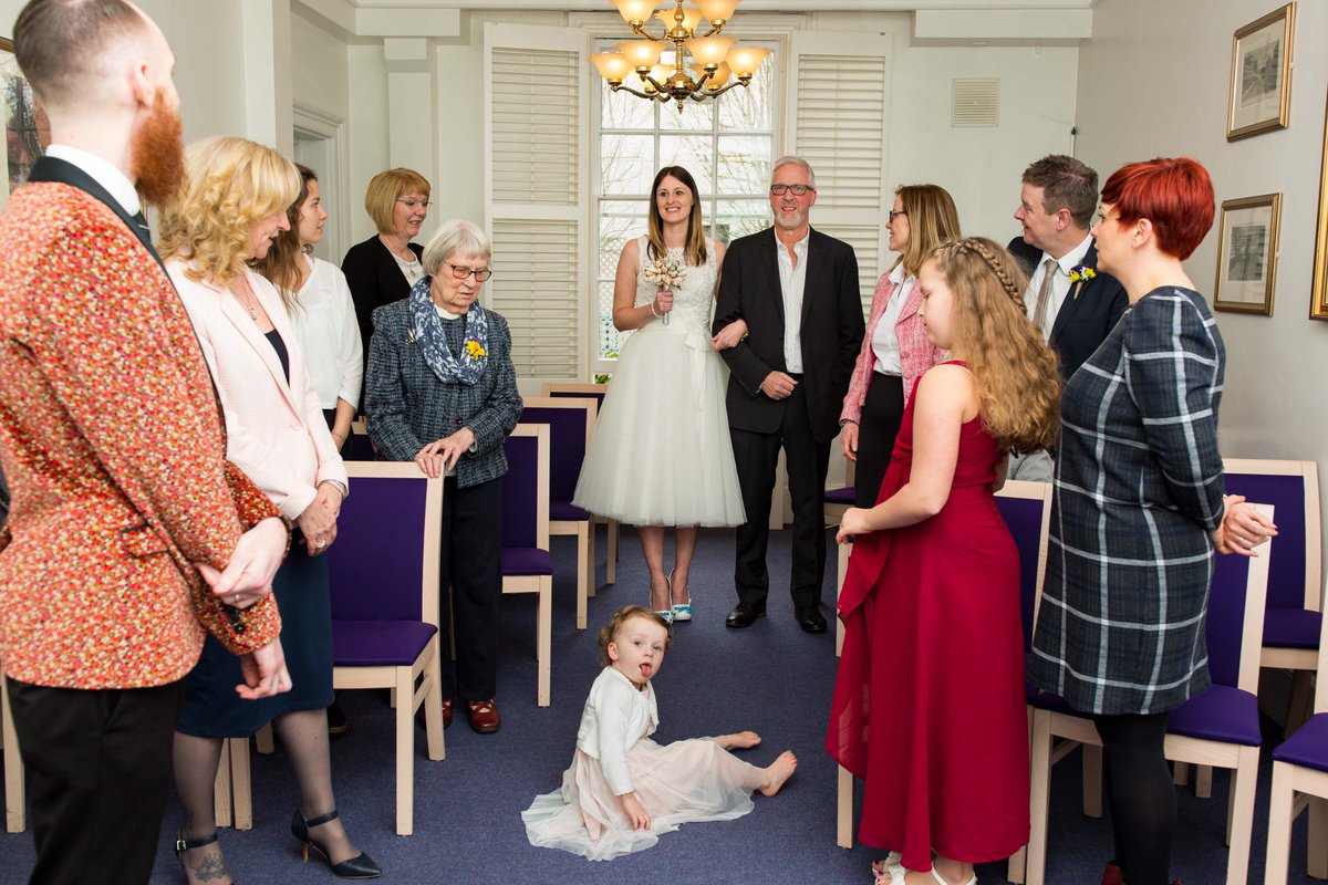 When your flower girl steals the show.
@HantsReg