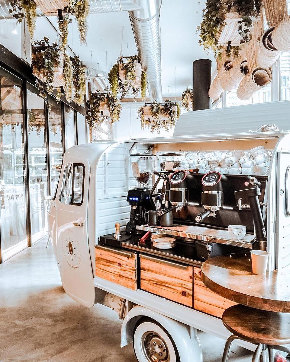 Sanremouk's tweet photo. Everywhere is the right place to our beast  💥 #sanremocaferacer
#espressomachines #worldofcoffee #baristalife #coffeemagazine https://t.co/2Ki6yr0bCj
