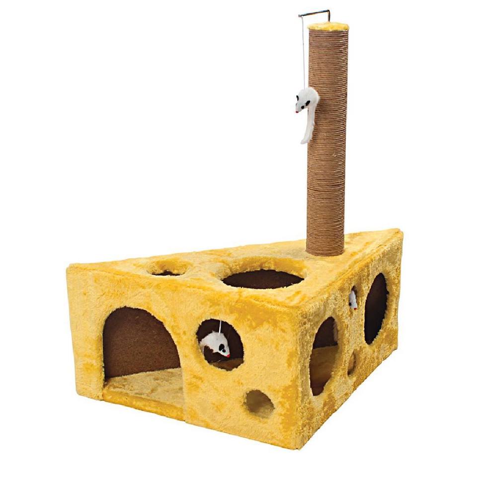 🐭🧀🐈 In esclusiva da Florarici: CHEESY, il tiragraffi con casetta e giochini!! 🐈🧀🐭