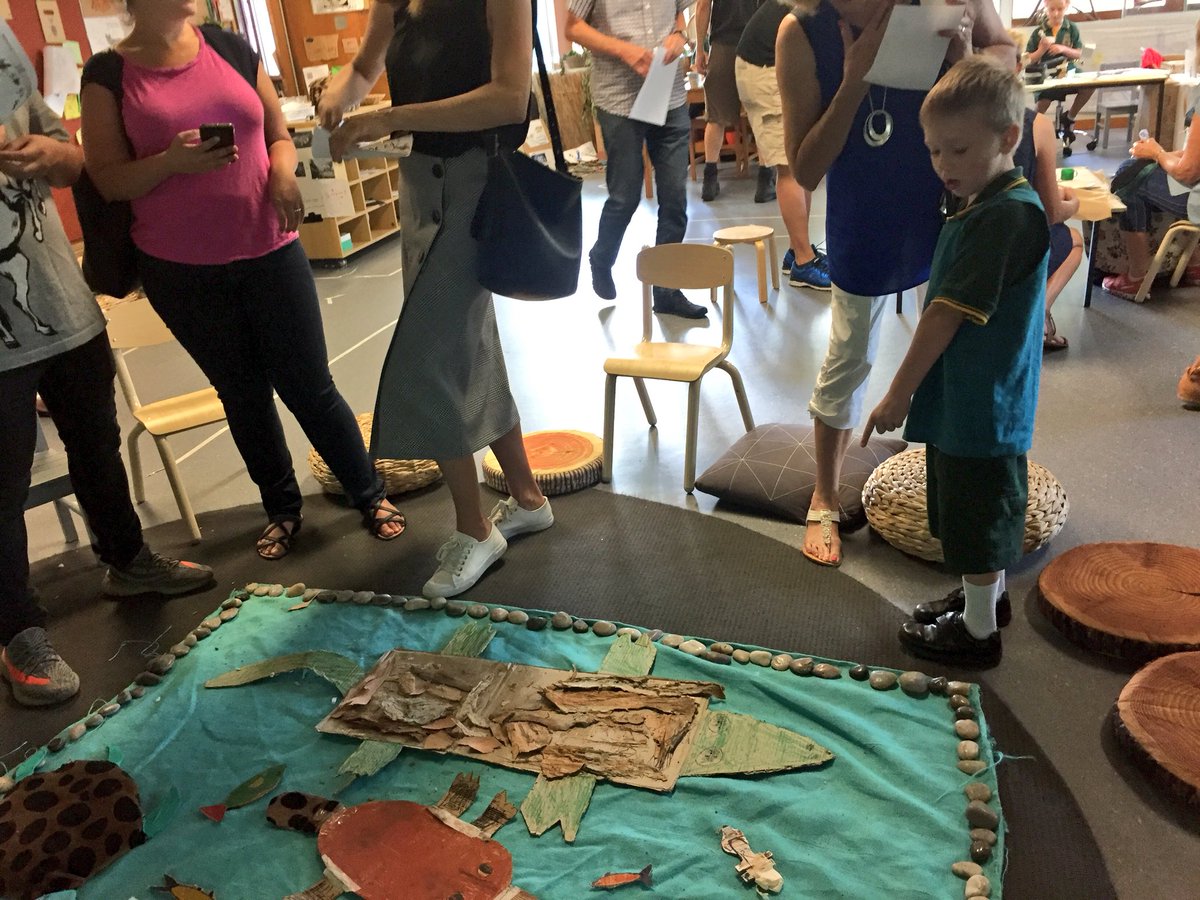 pipcwmason's tweet photo. Checking out @CamdenvillePS wildlife sanctuary #playbasedlearning today. Love how they’ve tied the theme into the whole-school #projectbasedlearning on sustainability and living things. So much learning on display from these eloquent Kinder students! https://t.co/GUpOFfc3eG
