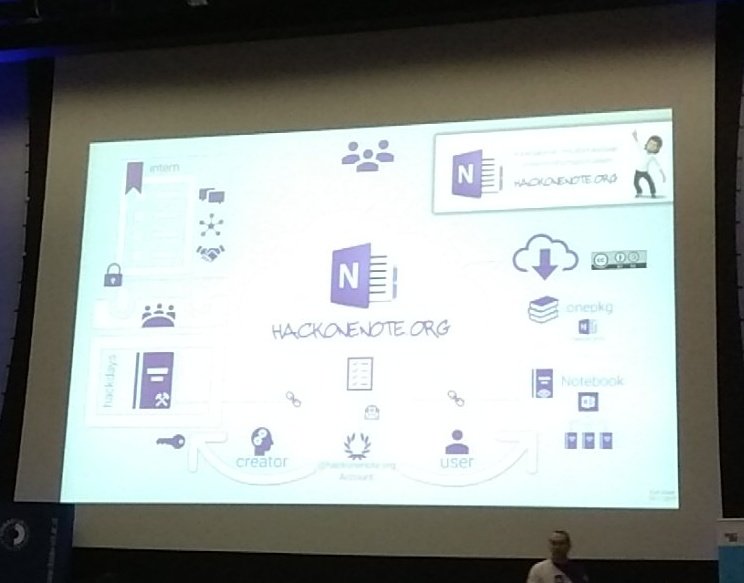 stipberger's tweet photo. @kurtsoeser stellt seine Ideen von #hackOneNote vor https://t.co/NNmvgi9tY7 #edudays #BayernEdu #EduPnx content für alle gesammelt in einem Notizbuch. https://t.co/dnZOrJ9XWF