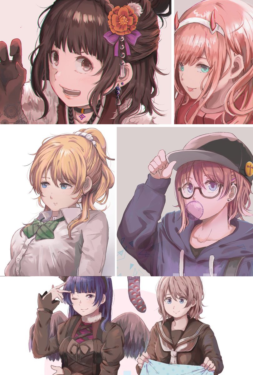 #4月なのでフォロワーさんに自己紹介しようぜ ごちゃごちゃお絵描きしています 