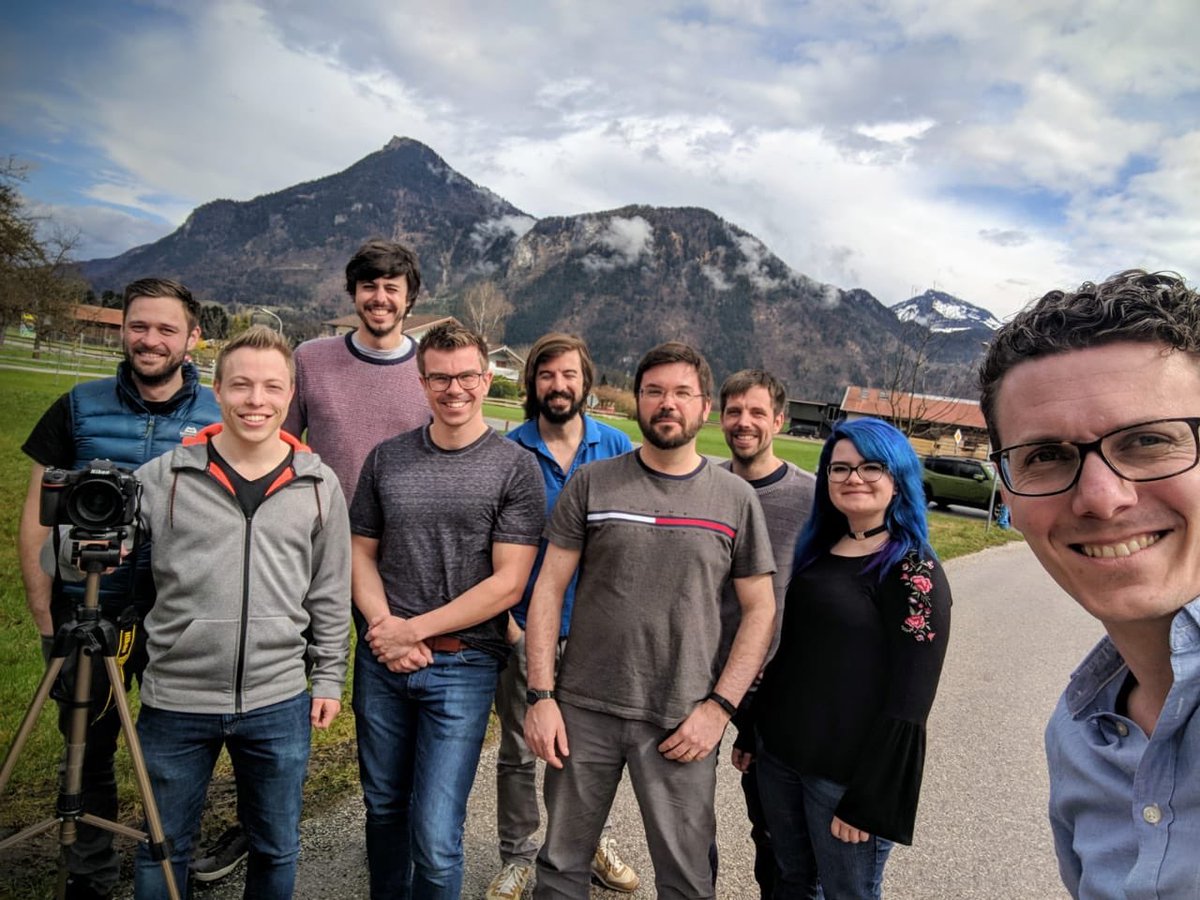 qualicen's tweet photo. Greetings from our team event at Oberaudorf. We took a new team picture! 📸 Here comes the making-of: https://t.co/i04RCoj0Fs
