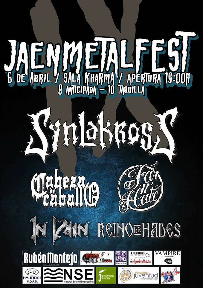 VampireProds's tweet photo. Doblete para @farnhate  este fin de semana ya que estarán en el Jaén Metal Fest IX  y en Toledo

#farnhate #vampireprods #eternal #metalmoderno #concierto https://t.co/uxMLGiSllm