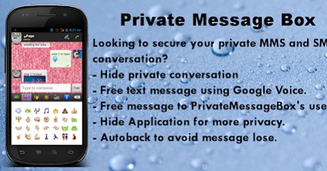 privatemsgbox's tweet photo. We just released #PrivateMessageBox android app version v1.2.28 on #GooglePlay
Get it now on https://t.co/OgWOJjgpny
#HideSMS #SecretChat #PersonalMessage #PrivateText https://t.co/kFaIxzEtF9
