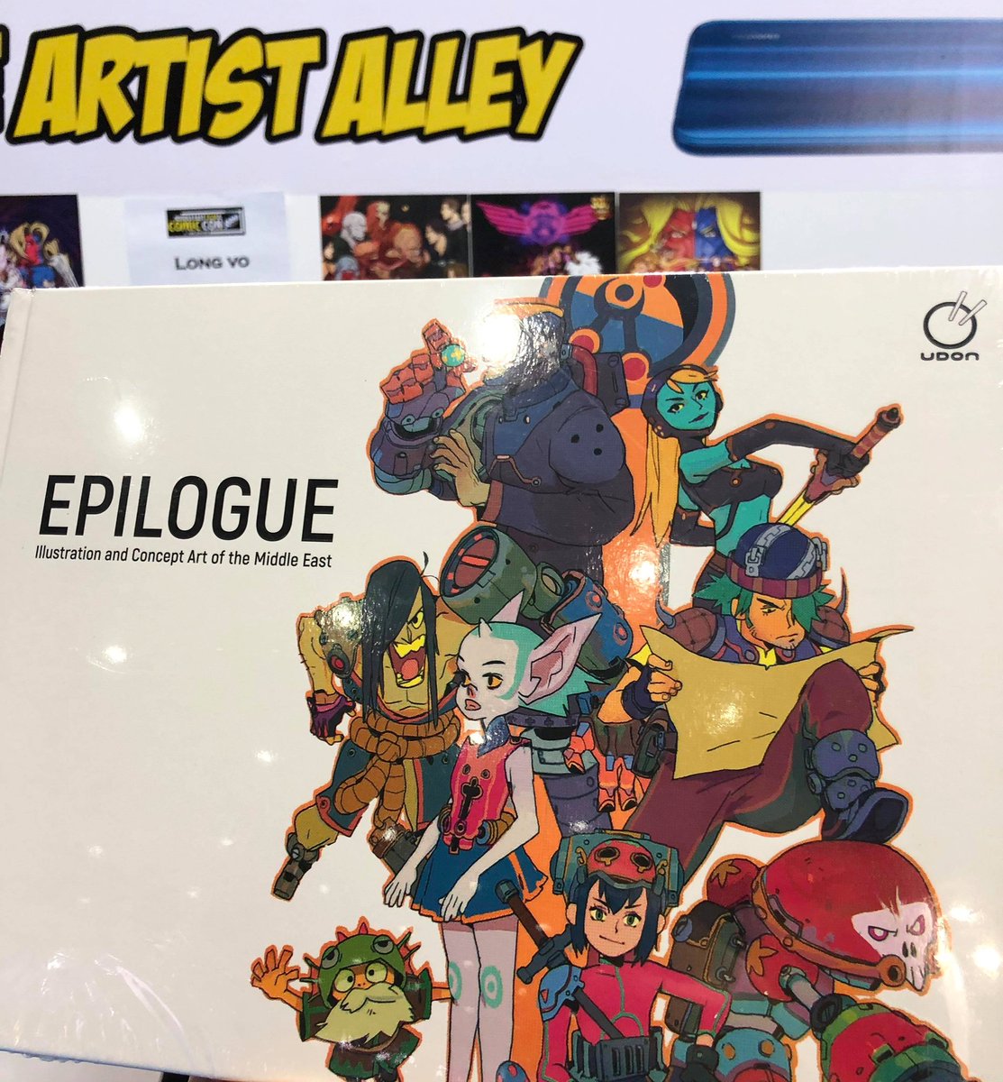 UdonEnt's tweet photo. Heading to Middle East Film and Comic Con be sure to grab Epilogue: Illustration and Concept Art of the Middle East art book available at mefcc booths CK13 and 14! @MEFCC
#middleeastfilmandcomiccon  #mefcc2018 #MEFCC https://t.co/zYxp0afCF0