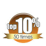 I want to thank all of my amazing fans for my shiny new Top 10%, 50 Times badge! https://t.co/Ht8Oz6