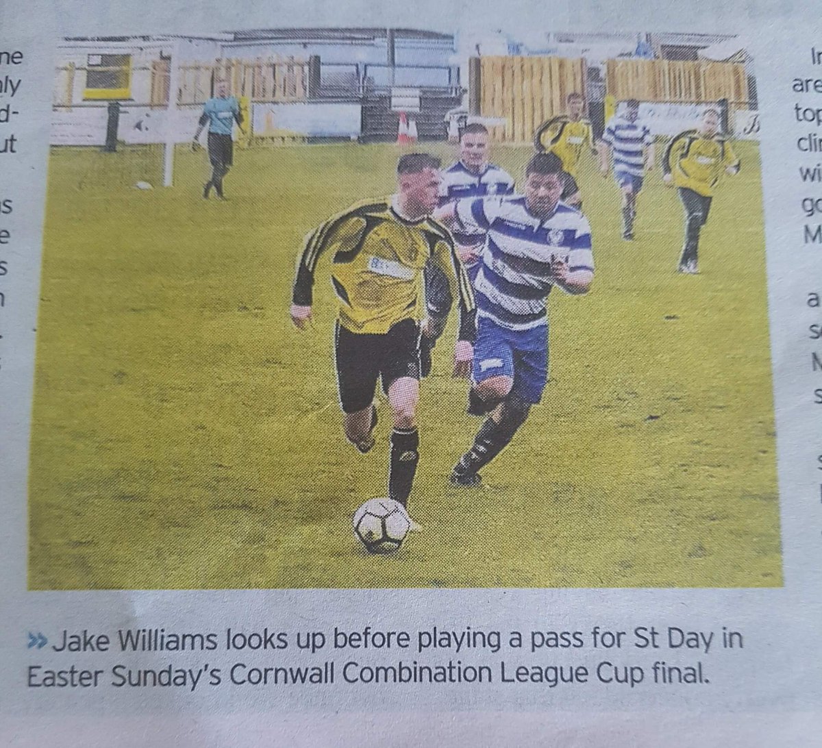 STDAYAFC1's tweet photo. COMBO CUP WINNERS 2018

Today's West Briton coverage. Thank you to Becky Hunter (Photos) and @RobHosking1 for all your hard work in getting this in.

💛🖤💛🖤💛🖤💛🖤💛🖤 https://t.co/rjd0oW5E0i
