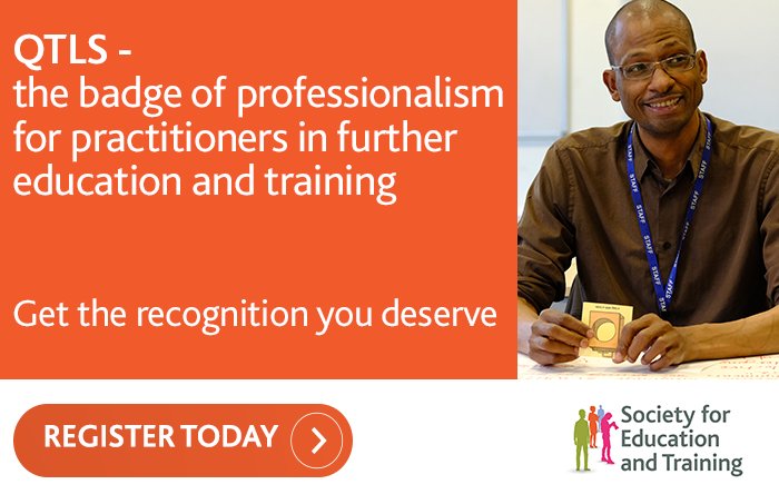 E_T_Foundation's tweet photo. Registrations for Qualified Teacher Learning and Skills (QTLS) status are now open! Register today and get the recognition you deserve: https://t.co/xXGoD5caI9 #GetSETforQTLS #SocietyET https://t.co/ZnWIDson7H