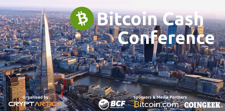 RealCoinGeek's tweet photo. The future of Bitcoin Cash remains bright. See you in London! https://t.co/mt1JhAQatM #BCHCon #BitcoinCashConference https://t.co/0LYhCO54Xi