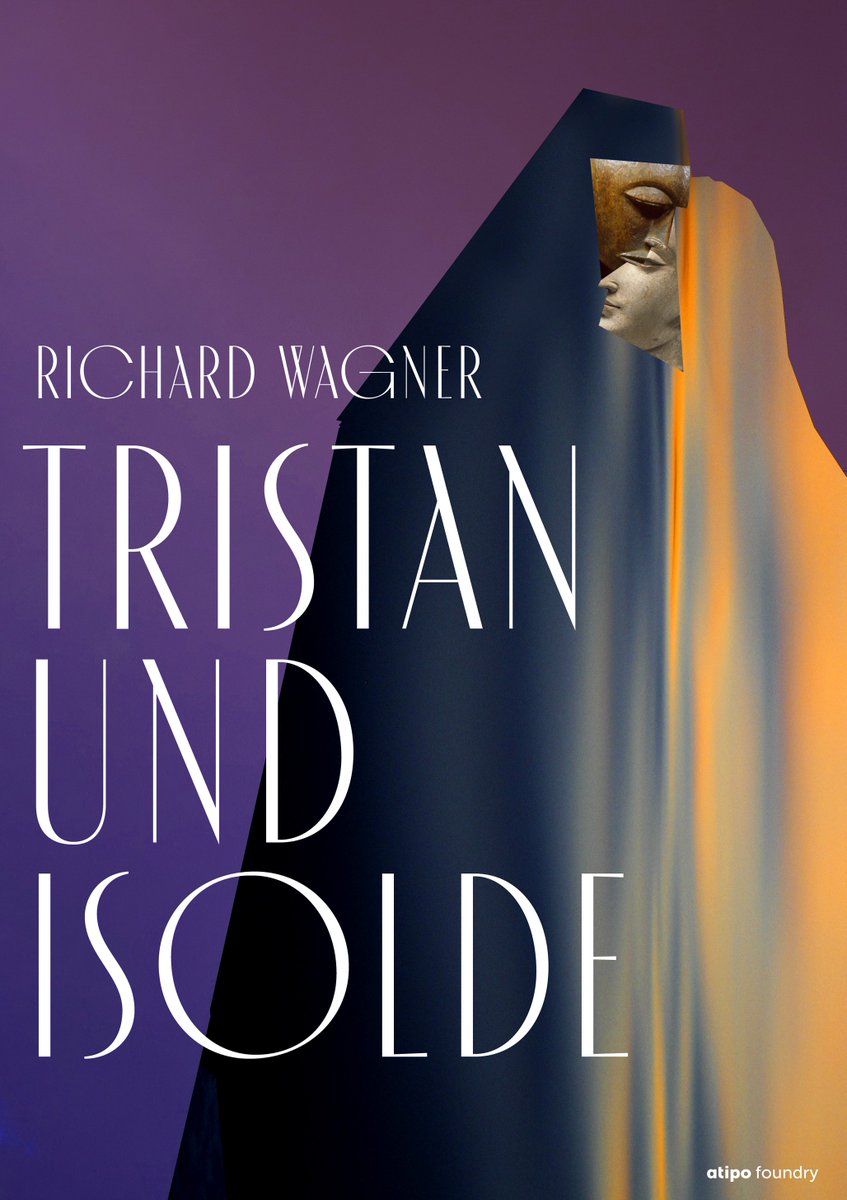 atipostudio's tweet photo. Musetta font in use. A poster collection inspired by classic operas. https://t.co/8sNjIwHIRL https://t.co/TcWpkn2Qej