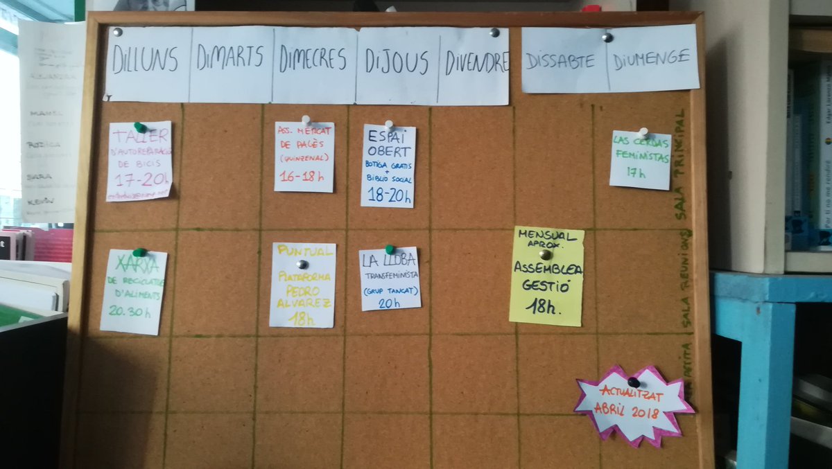 Agenda setmanal d'activitats!