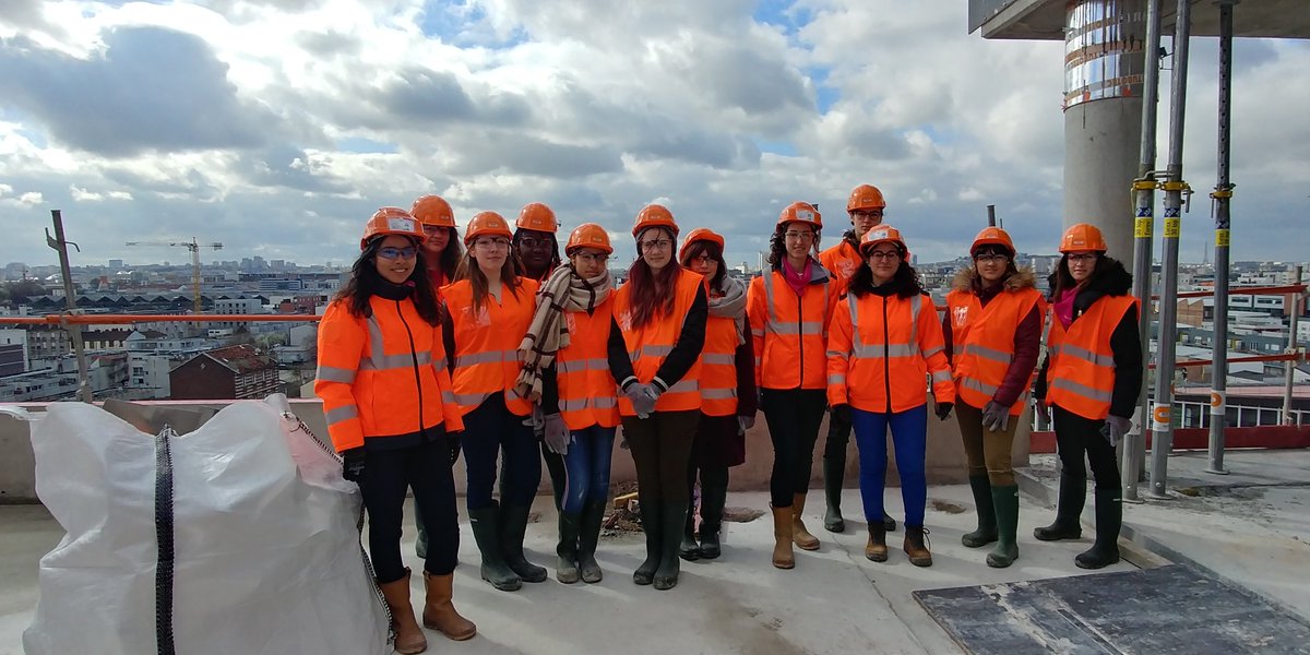 Bouygues_C's tweet photo. Aujourd'hui "Elles construisent la ville de demain", un événement organisé par @ellesbougent pour promouvoir les métiers du #BTP auprès des femmes. Suivez notre story instagram pour voir le déroulé de la journée.  #EBCity https://t.co/gB28qk4vLg