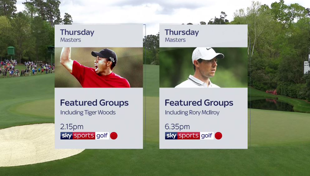 Mcilroy Sky Sports Masters Coverage 2021 Golf Tournament Sky