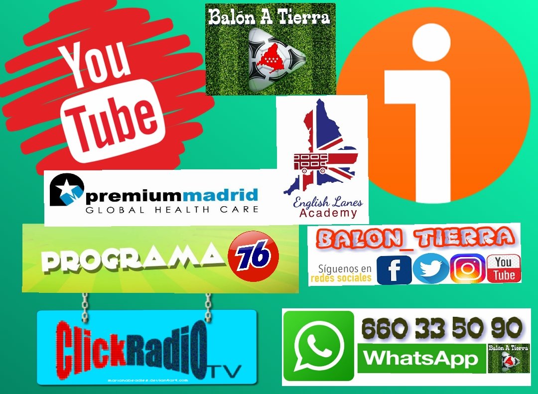 Balon_Tierra's tweet photo. YA DISPONIBLE NUESTRO PROGRAMA 76
Entrevista a @jllesma presidente del comité de colegiados madrileños @RFFM_oficial
En los estudios de @ClickRadioTv
@premiummadrid
📺https://t.co/QcIJSo3rKS
📻 https://t.co/pX8nvrGWOY
#BalonATierra
#LaCasaDelFutbolMadrileño
#Programa76 https://t.co/epInI8X1Ct