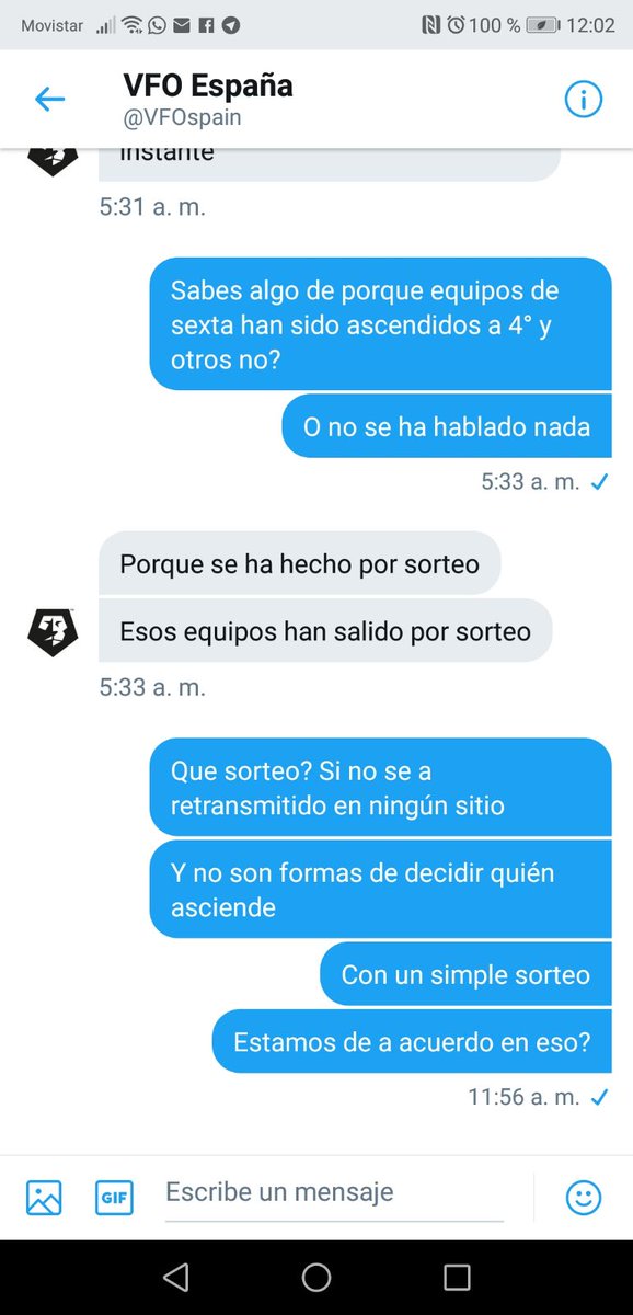 "Señores" de <a href="/VFOspain/">VFO España</a> esto es muy vergonzoso, jugar así con el tiempo de muchas personas...
Que ha de hacer un equipo que asciende de división y gana la <a href="/TottoLab/">Totto Lab</a> de su división para jugar la próxima temporada en la división que le corresponde?
Respuesta: